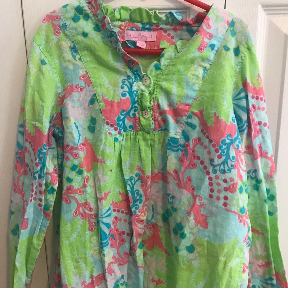 Lilly Pulitzer 3/4 sleeve top (girls)